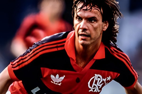 Gaúcho jogando no Flamengo
