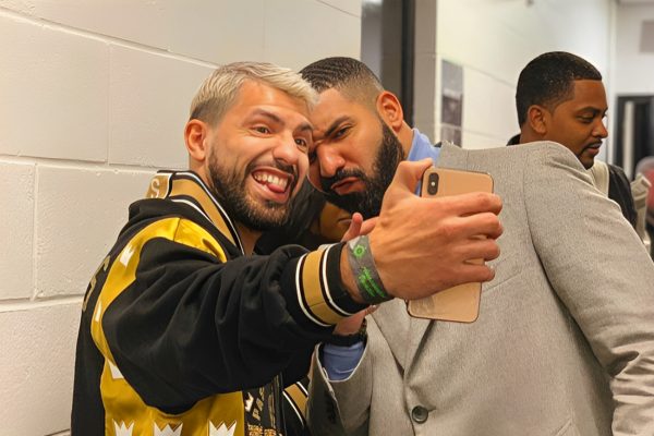 Kun Agüero e Drake