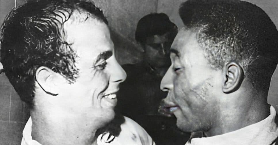 Almir Pernambuquinho e Pelé