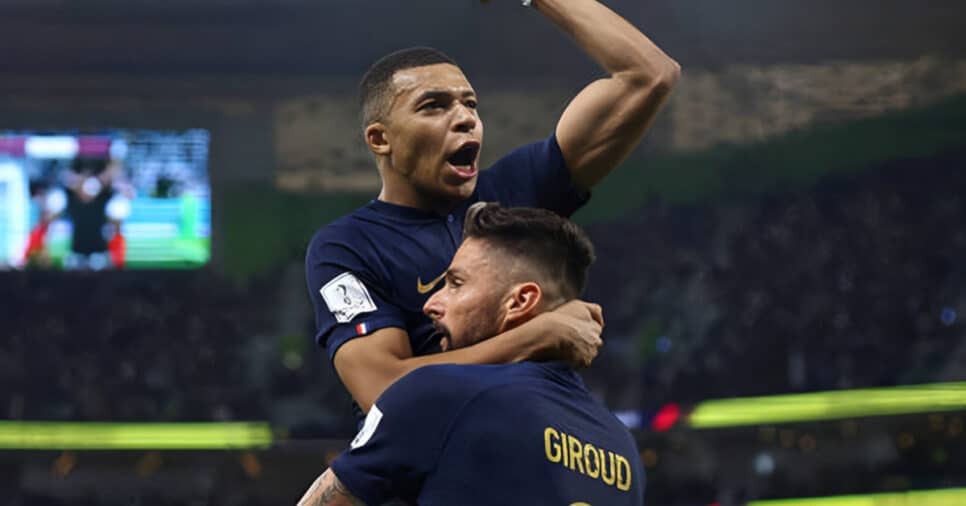 Giround e Mbappé França