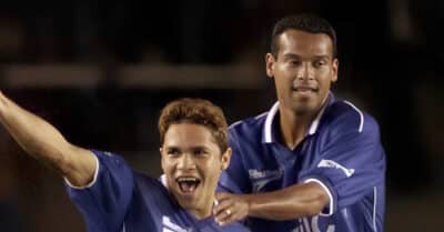 Alex Alves e Müller, no Cruzeiro (Reprodução / Web)