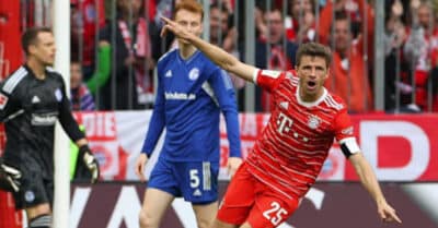 Bayern e Schalke na Bundesliga 2023 (Reprodução