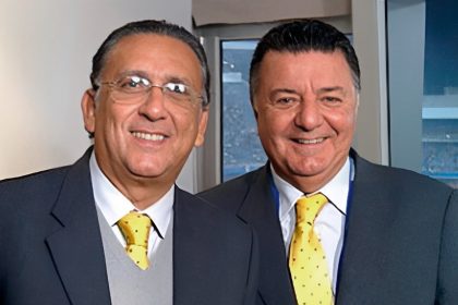 Galvão Bueno e Arnaldo Cesar Coelho juntos