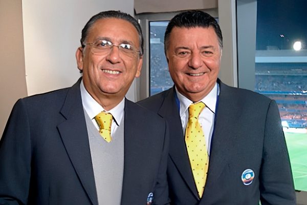 Galvão Bueno e Arnaldo Cesar Coelho juntos