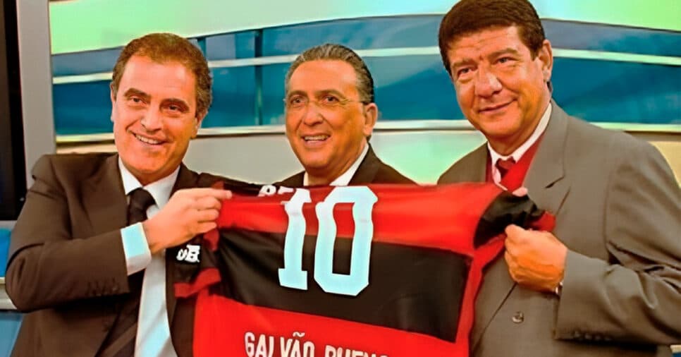 Kleber Leite, Galvão Bueno e Joel Santana