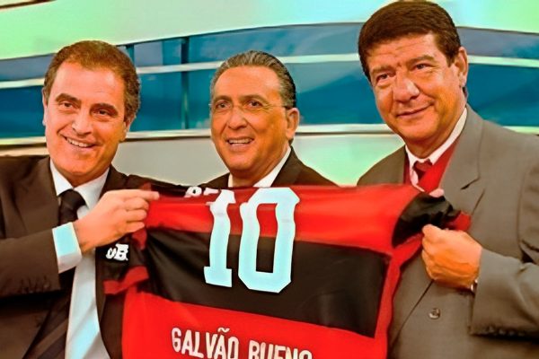 Kleber Leite, Galvão Bueno e Joel Santana