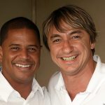 Marcelinho Carioca e Paulo Nunes juntos