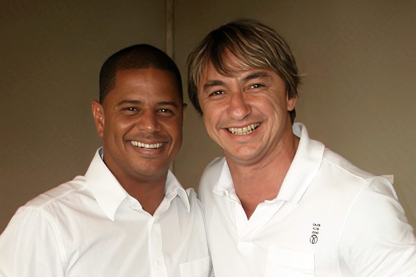 Marcelinho Carioca e Paulo Nunes