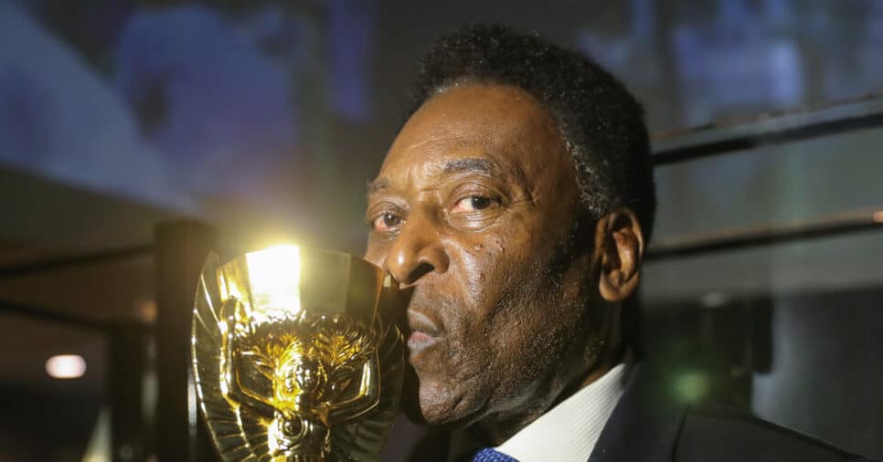 Pelé no Museu da CBF