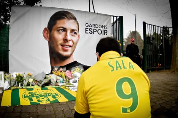 Homenagem do Nantes a Emiliano Sala