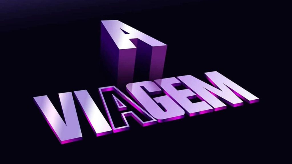 Logo da novela A Viagem
