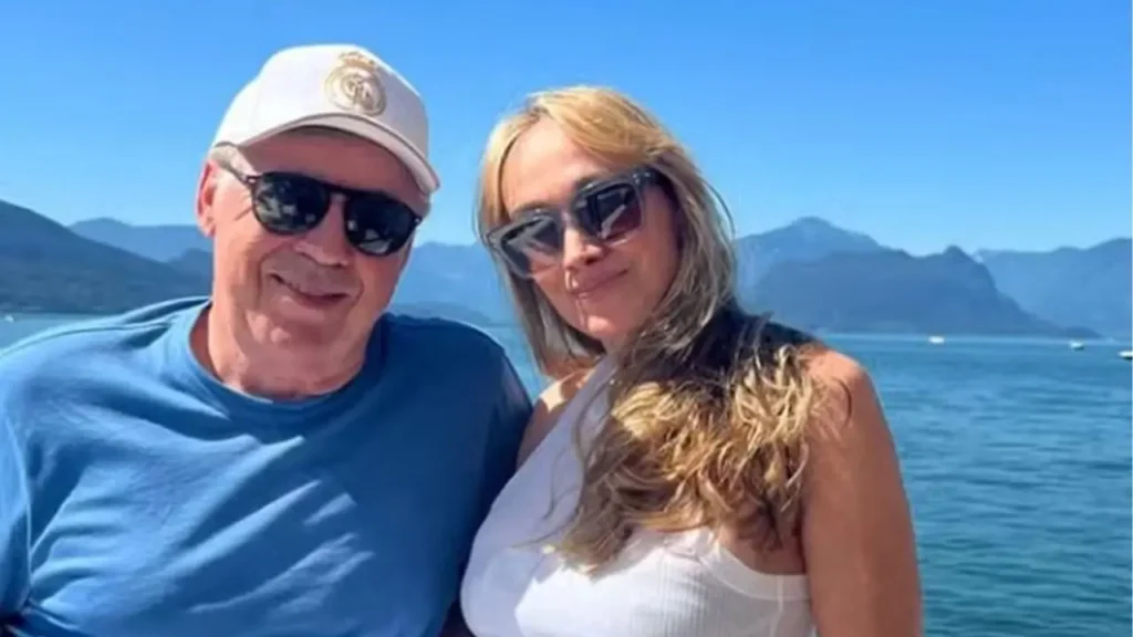 Ancelotti e sua esposa