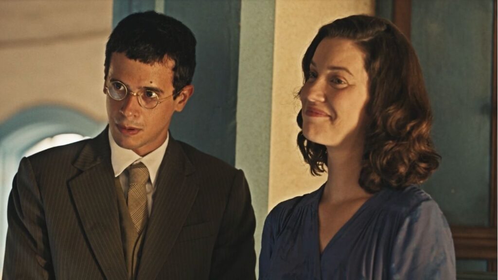 Gustavo Machado e Nathalia Dill em Guerreiros do Sol